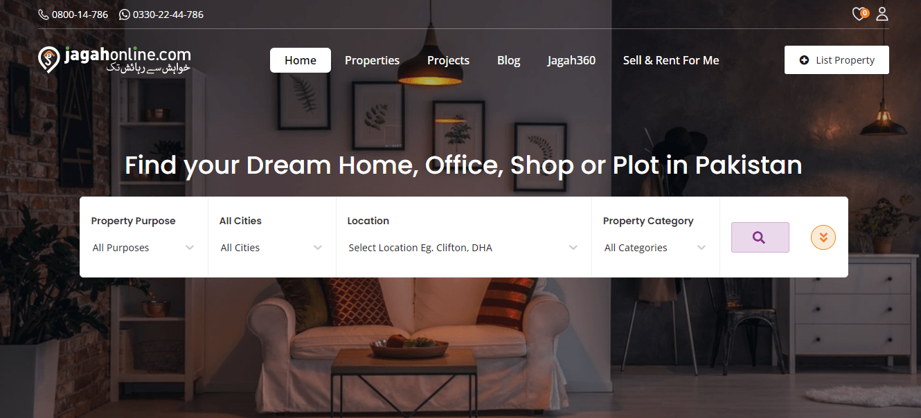 jagahonline - Real Estate Property Portals in Pakistan