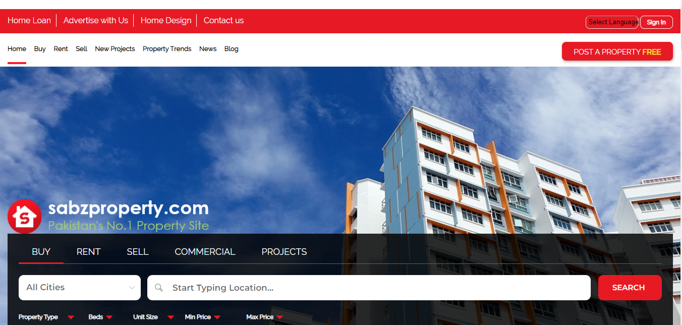 Sabz Property - Real Estate Property Portals in Pakistan