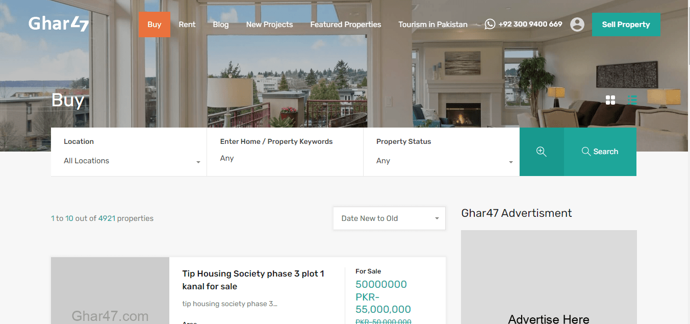 Ghar 47 - Real Estate Property Portals in Pakistan